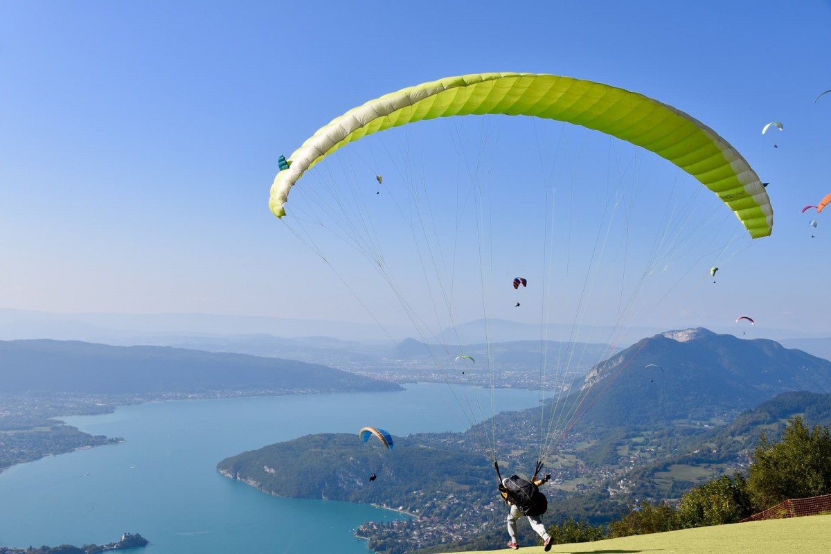 parapente lac annecy