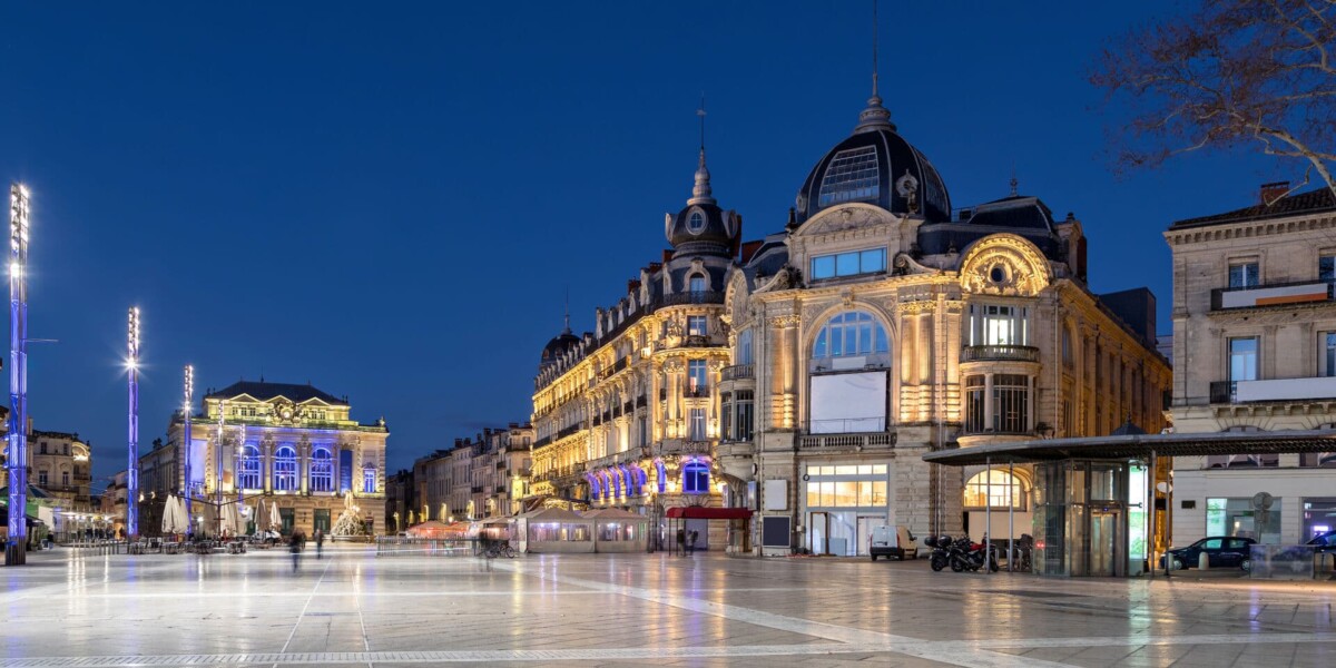 Montpellier Comédie place