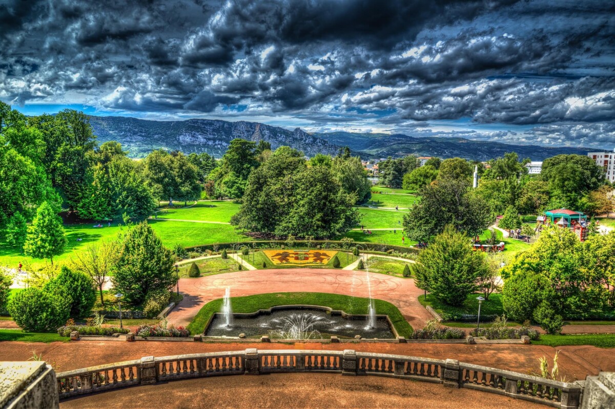 le parc Jouvet à Valence