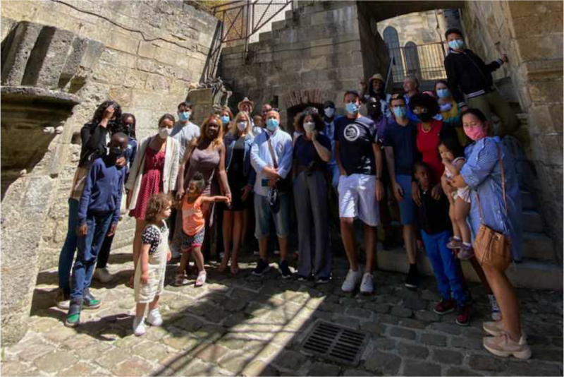 les participants lors du week-end à Laon