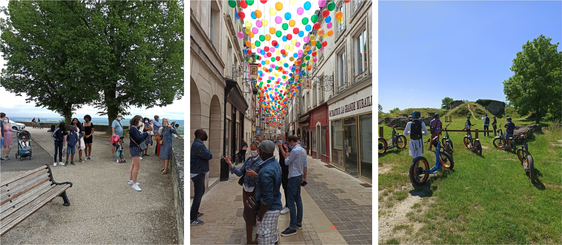 familles selectionnées pour le week-end découverte à Laon