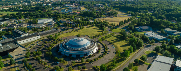 Vue aérienne de la technopole d'Ester à Limoges