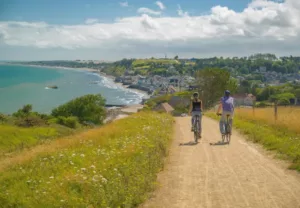 Balade à vélo sur les falaises