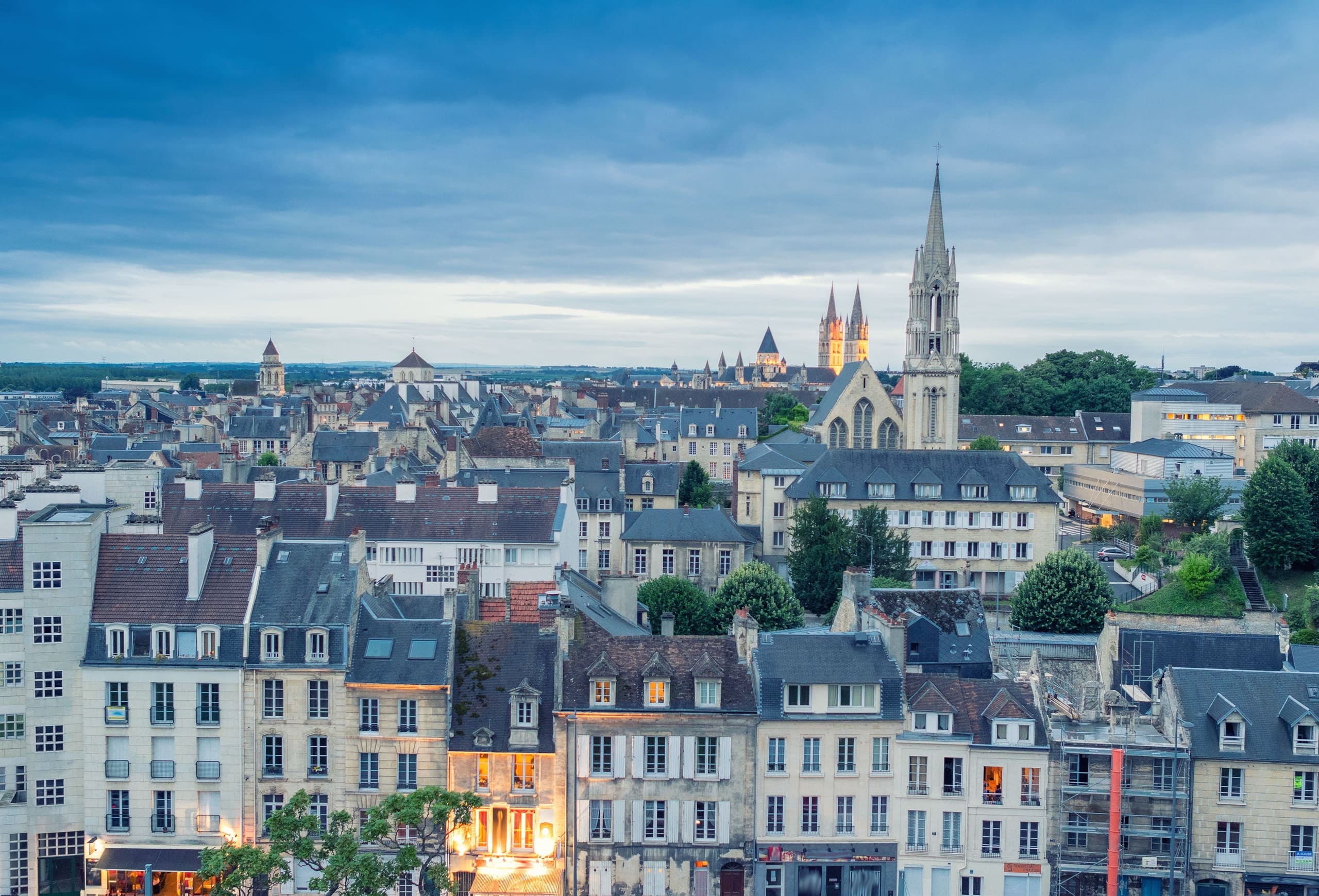 Ville de Caen dans le Calvados