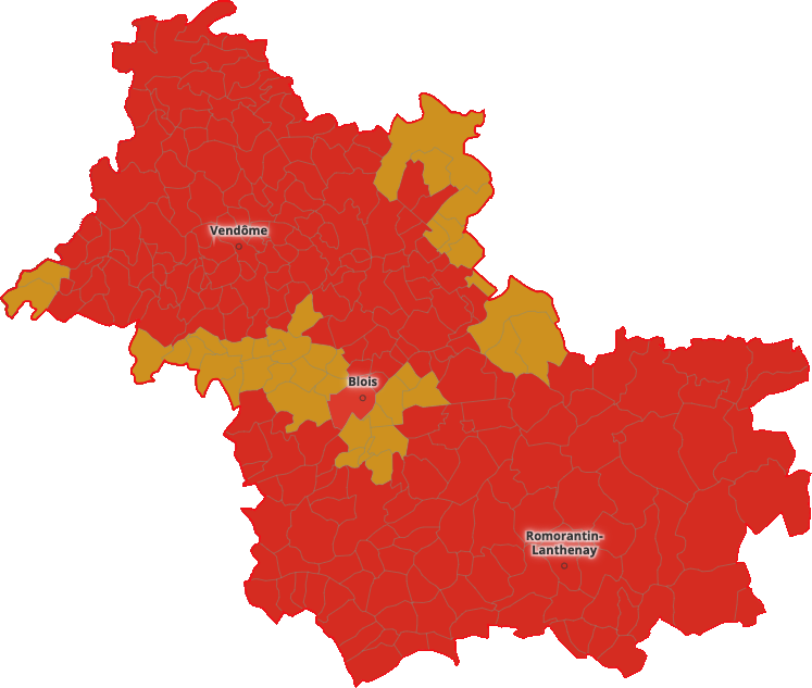 Zone d'attractivité médical du Loir-et-Cher