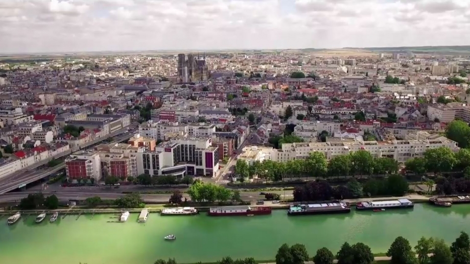 Reims vu du ciel