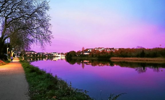 Coucher de soleil à Quimper