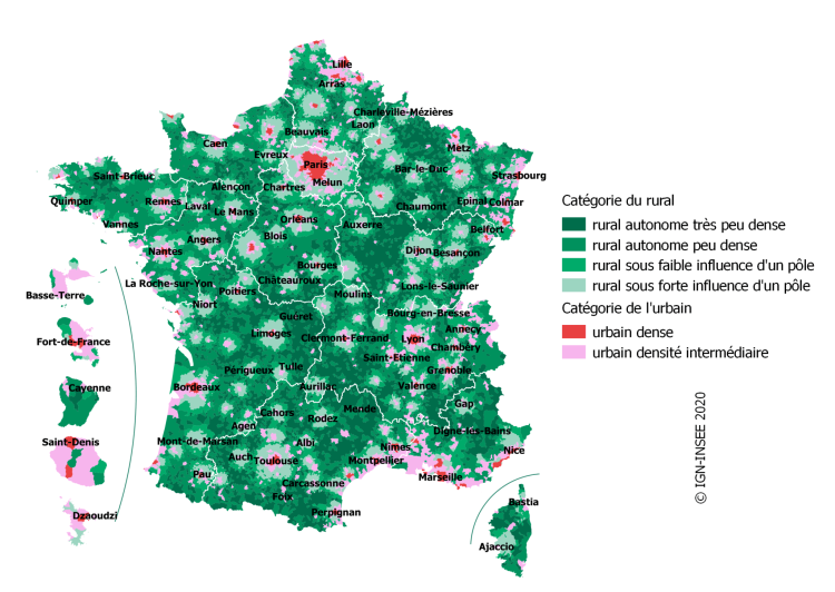 Vivre à la campagne, mais c'est où la campagne ?