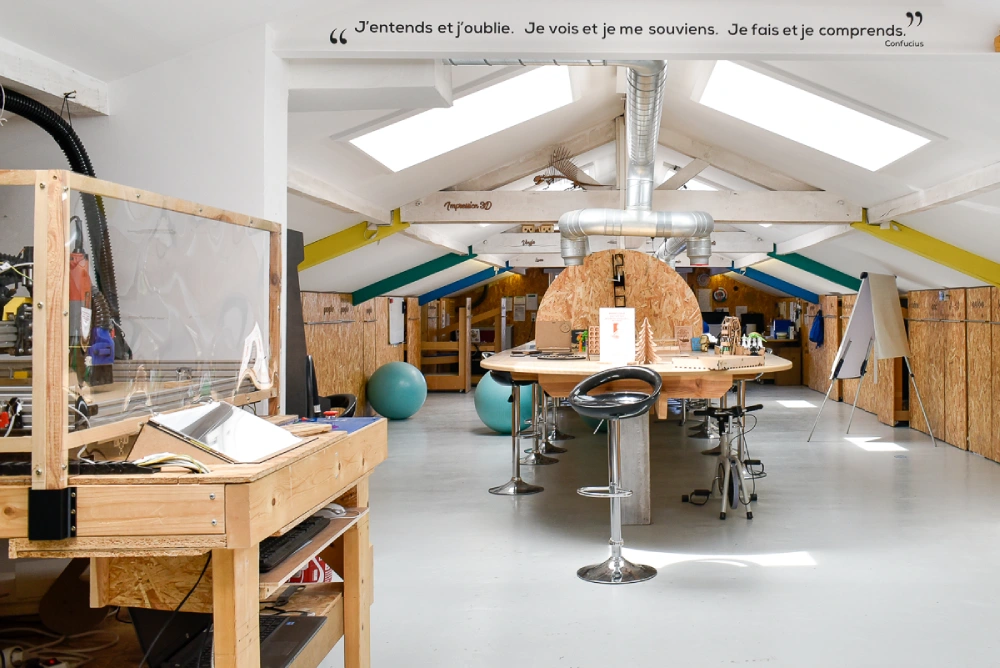 Le Fablab du tiers-lieu L’Établi, à Soustons dans les Landes.